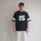 [SCYE BASICS] 30/2 Cotton Jersey Number 25 Print T-Shirt - apartir Online Store アパルティール セレクトショップ
