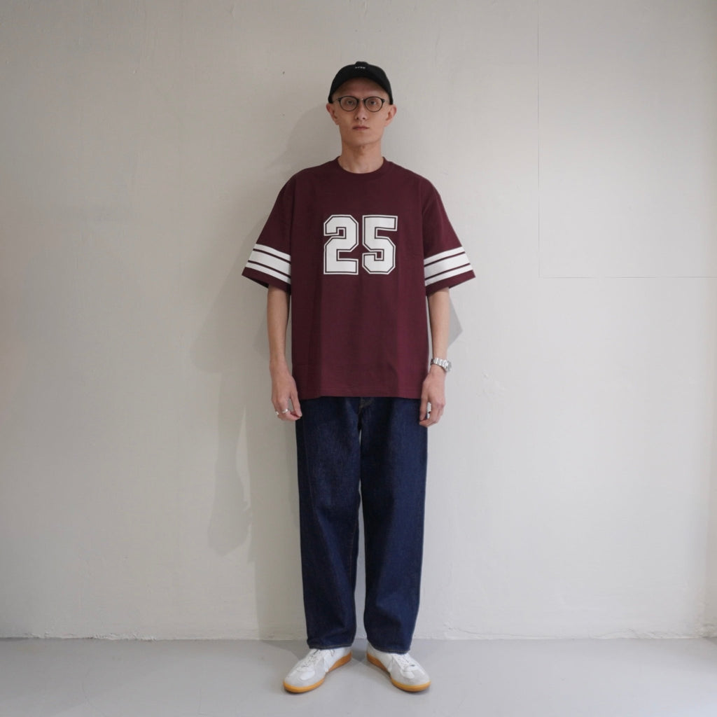 [SCYE BASICS] 30/2 Cotton Jersey Number 25 Print T-Shirt - apartir Online Store アパルティール セレクトショップ