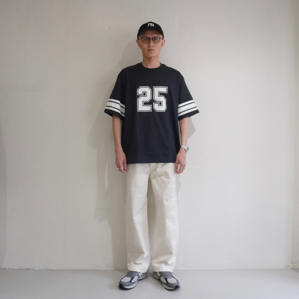 [SCYE BASICS] 30/2 Cotton Jersey Number 25 Print T-Shirt - apartir Online Store アパルティール セレクトショップ