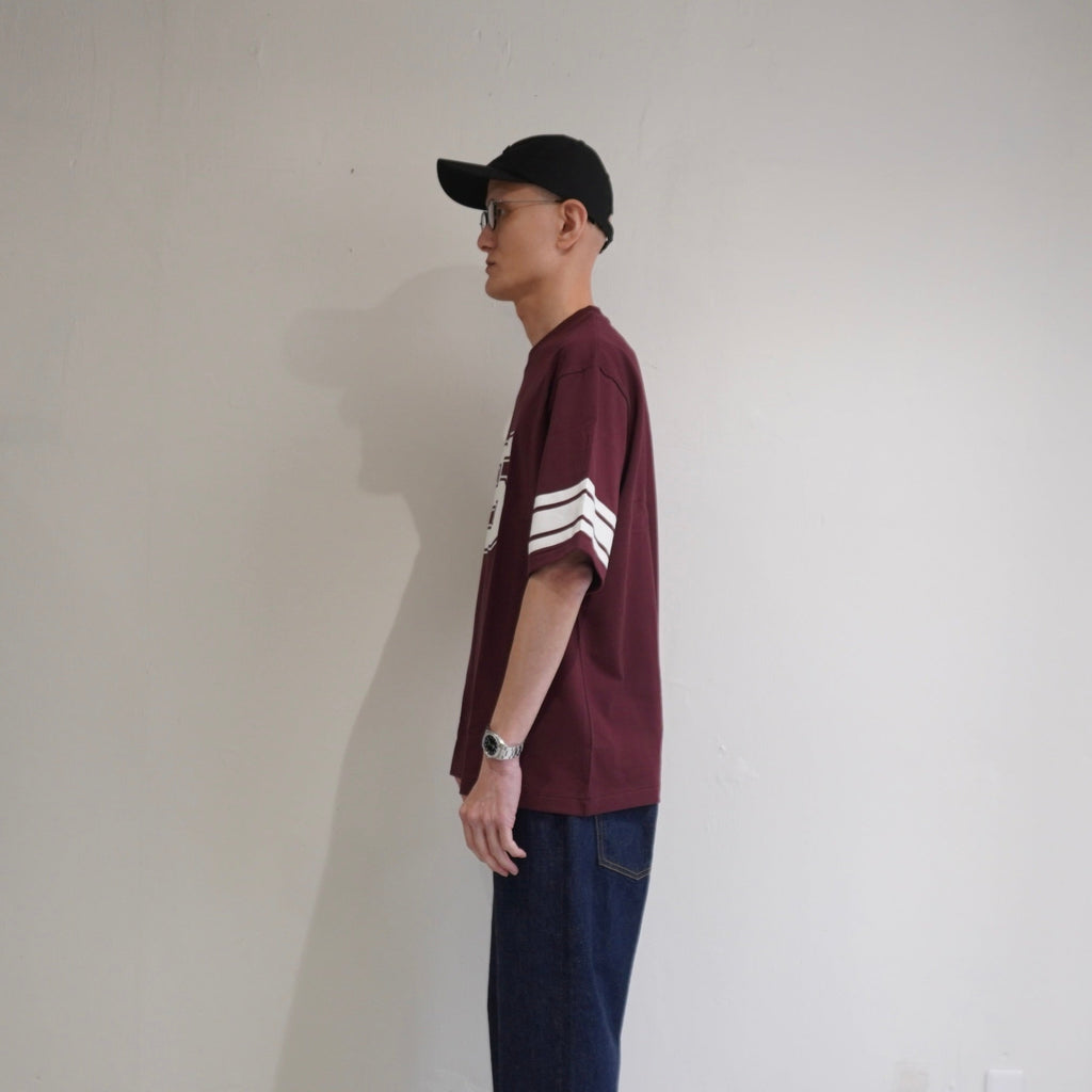 [SCYE BASICS] 30/2 Cotton Jersey Number 25 Print T-Shirt - apartir Online Store アパルティール セレクトショップ