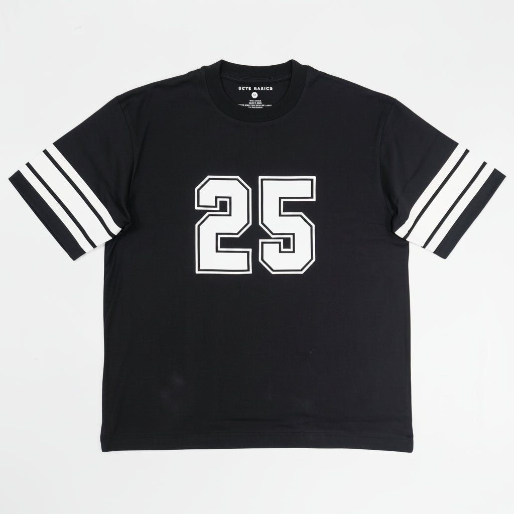 [SCYE BASICS] 30/2 Cotton Jersey Number 25 Print T-Shirt - apartir Online Store アパルティール セレクトショップ