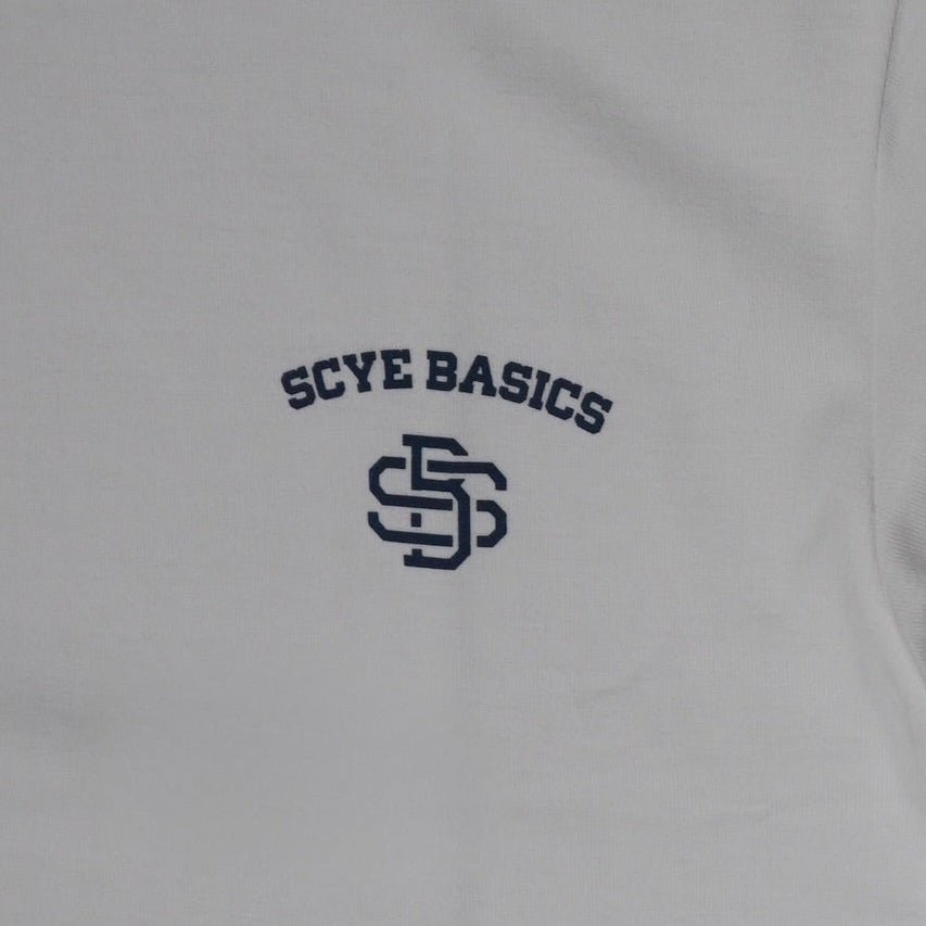 [SCYE BASICS] 30/2 Cotton Jersey Varsity Logo Print T-Shirt - apartir Online Store アパルティール セレクトショップ