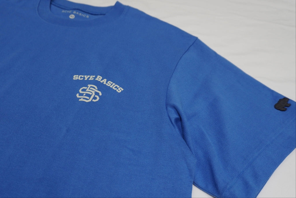 [SCYE BASICS] 30/2 Cotton Jersey Varsity Logo Print T-Shirt - apartir Online Store アパルティール セレクトショップ