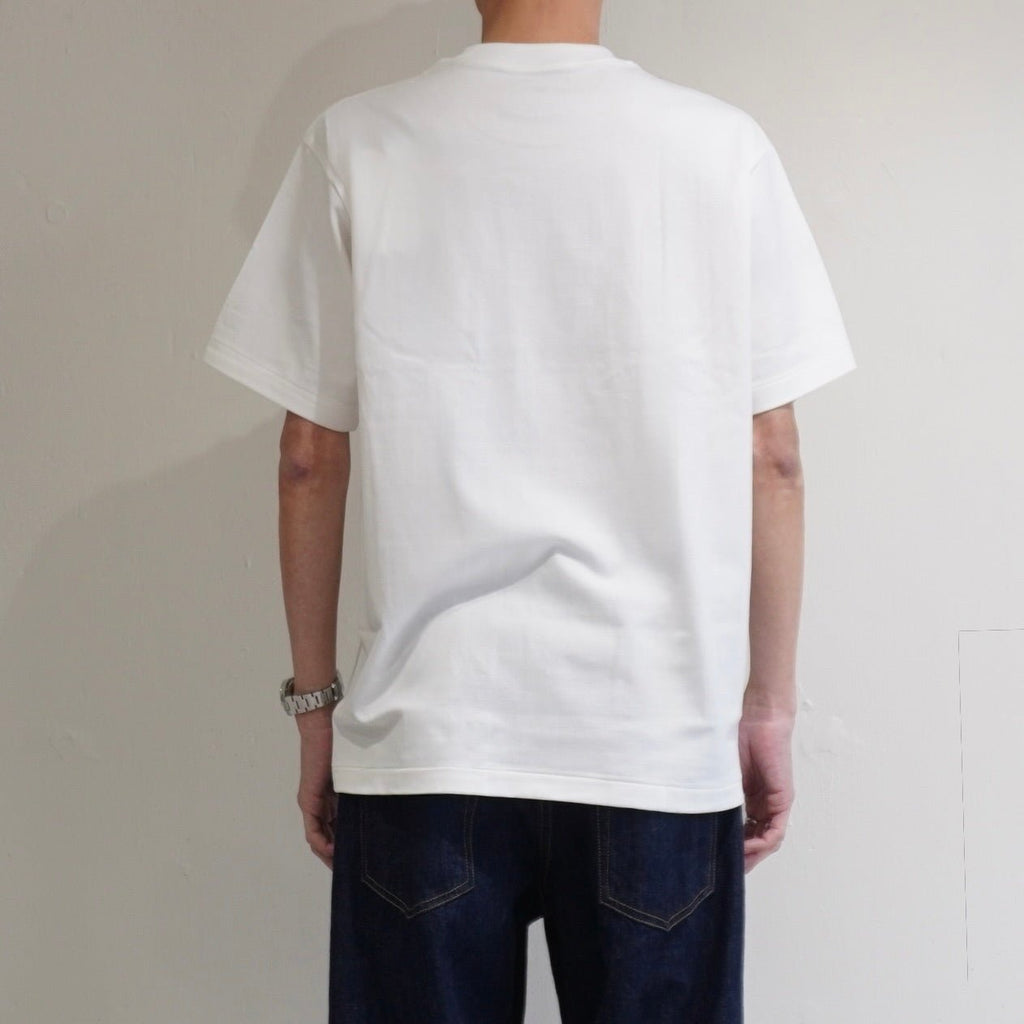 [SCYE BASICS] 30/2 Cotton Jersey Varsity Logo Print T-Shirt - apartir Online Store アパルティール セレクトショップ