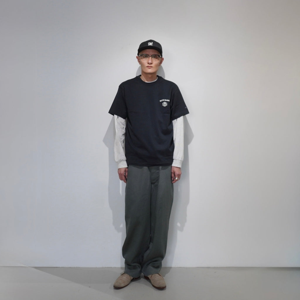 [SCYE BASICS] 30/2 Cotton Jersey Varsity Logo Print T-Shirt - apartir Online Store アパルティール セレクトショップ