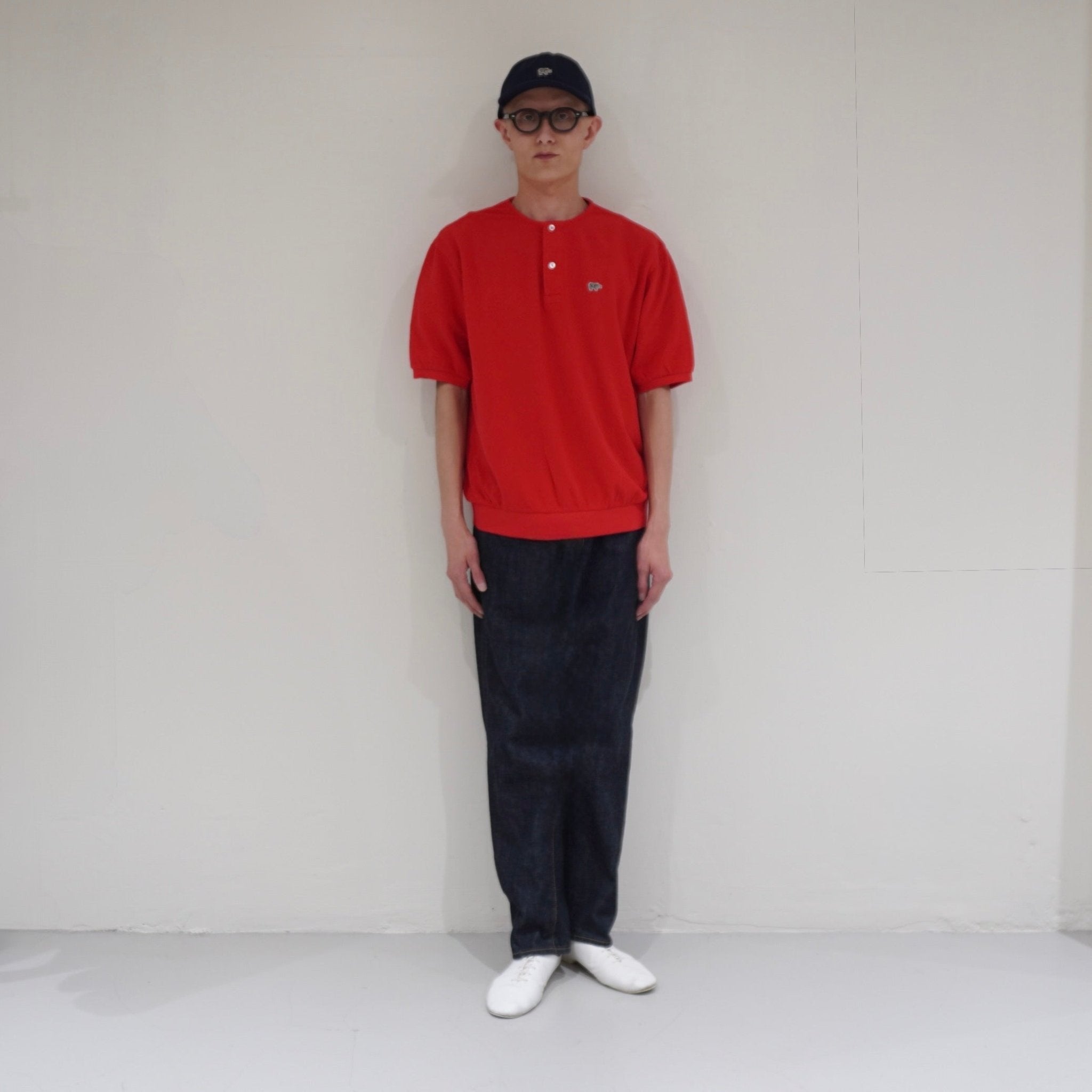 [SCYE BASICS] Cotton Pique Henley Neck Shirt サイベーシックス コットン ピケ ヘンリーネックシャツ - apartir Online Store アパルティール セレクトショップ