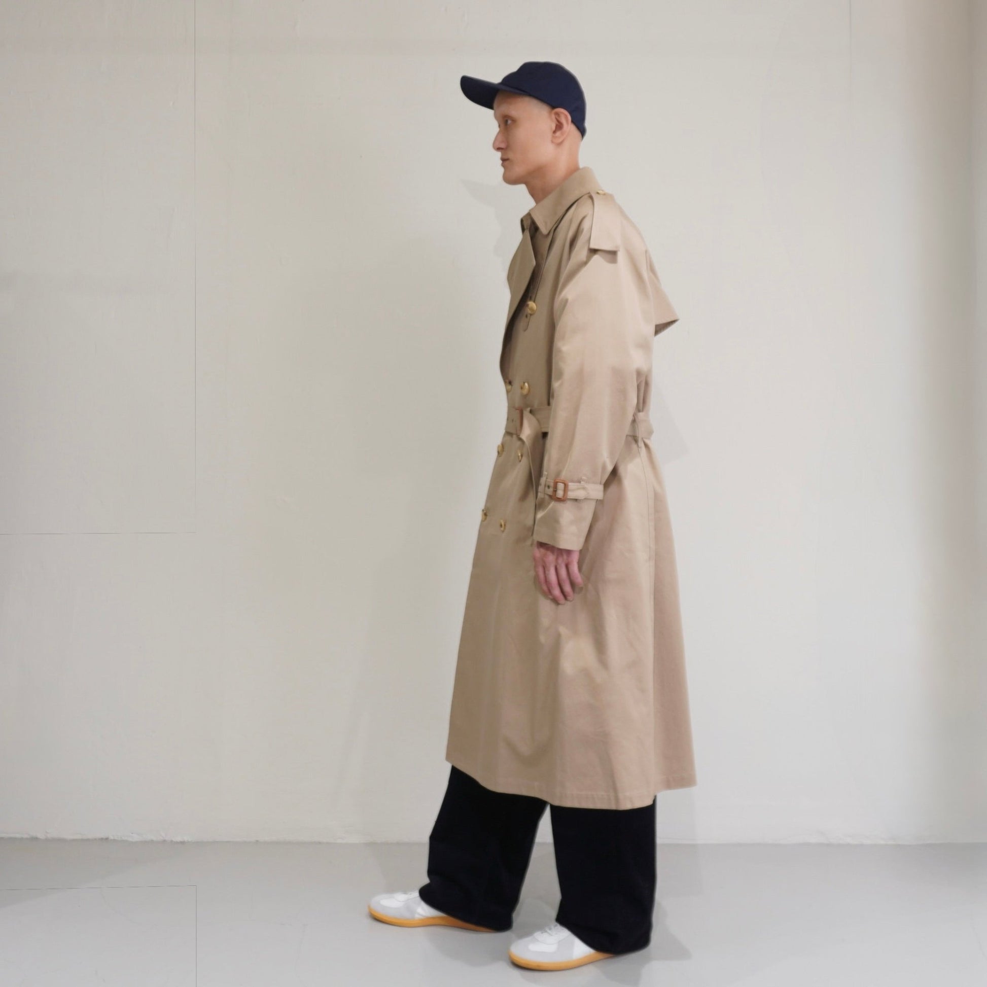 [SCYE BASICS] FINX COTTON Gaberdine Trench Coat フィンクスコットン ギャバジン トレンチコート - apartir Online Store アパルティール セレクトショップ