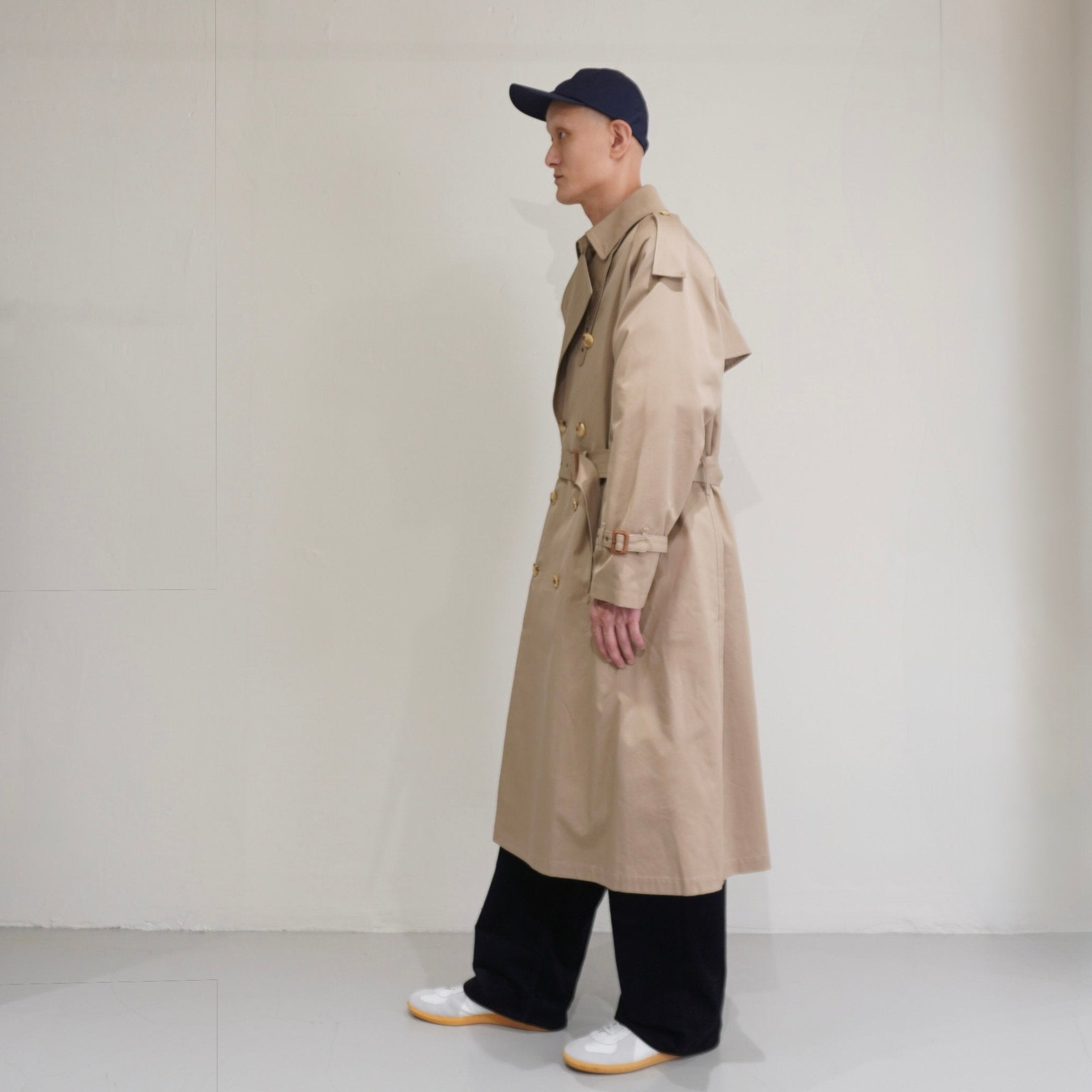 [SCYE BASICS] FINX COTTON Gaberdine Trench Coat フィンクスコットン ギャバジン トレンチコート - apartir Online Store アパルティール セレクトショップ