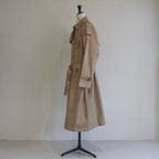 [SCYE BASICS] FINX COTTON Gaberdine Trench Coat フィンクスコットン ギャバジン トレンチコート - apartir Online Store アパルティール セレクトショップ