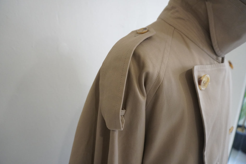 [SCYE BASICS] FINX COTTON Gaberdine Trench Coat フィンクスコットン ギャバジン トレンチコート - apartir Online Store アパルティール セレクトショップ