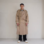 [SCYE BASICS] FINX COTTON Gaberdine Trench Coat フィンクスコットン ギャバジン トレンチコート - apartir Online Store アパルティール セレクトショップ