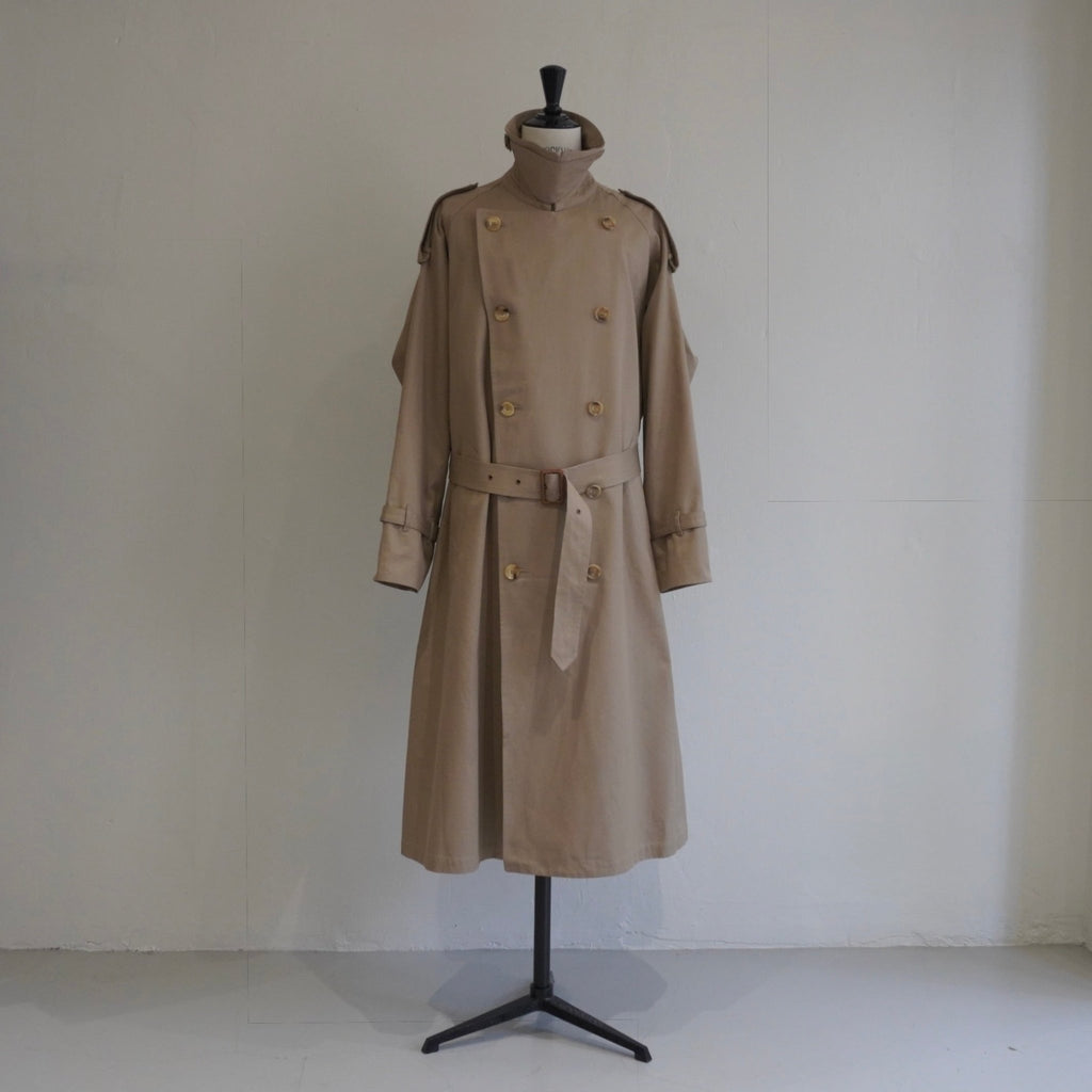 [SCYE BASICS] FINX COTTON Gaberdine Trench Coat フィンクスコットン ギャバジン トレンチコート - apartir Online Store アパルティール セレクトショップ
