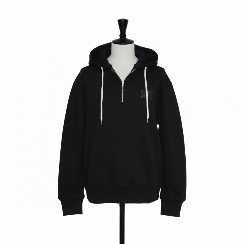 [SCYE BASICS] Fleece Back Jersey Half Zip Hoodie - apartir Online Store アパルティール セレクトショップ