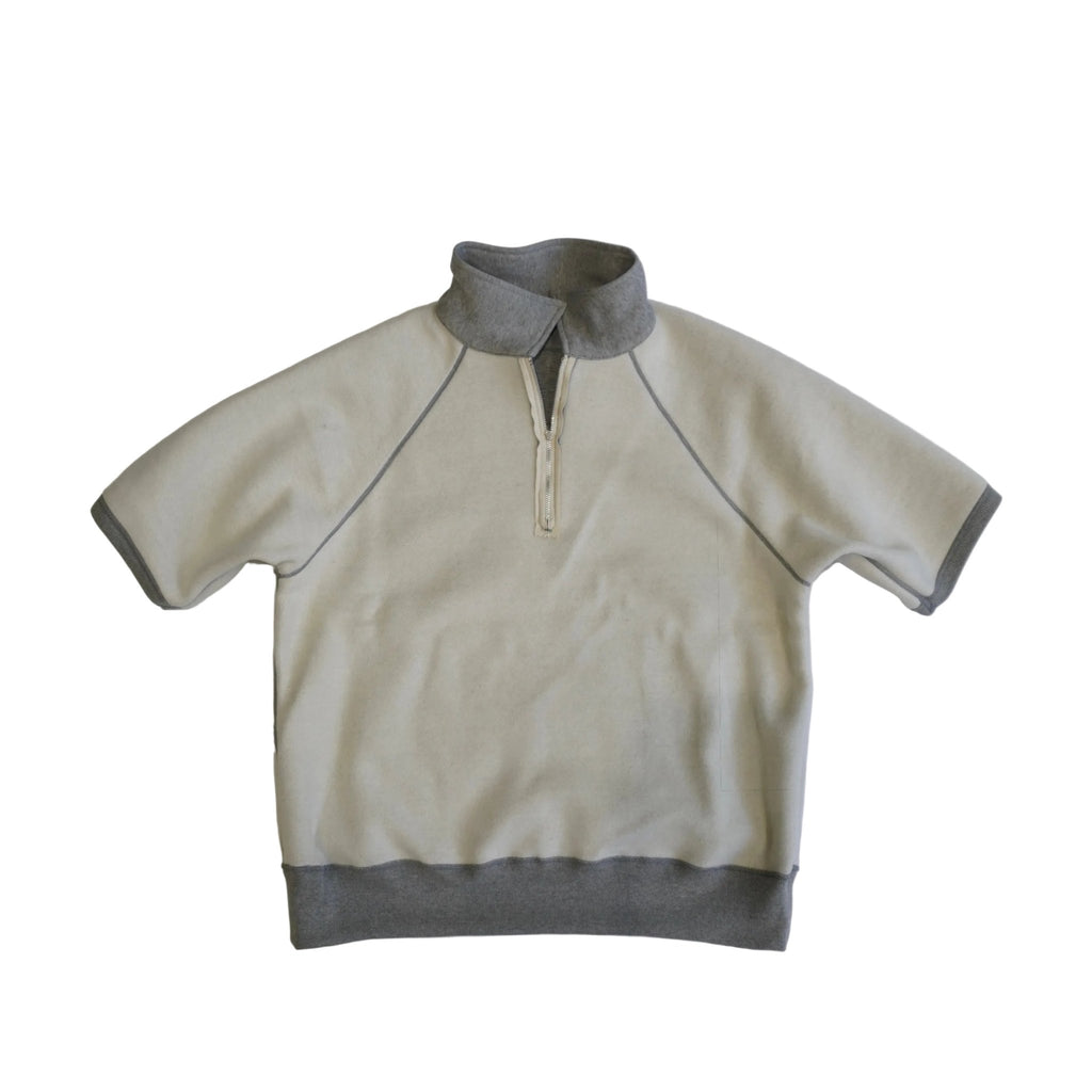 [SCYE BASICS] Fleece back Jersey Half Zip Sweat Shirt - apartir Online Store アパルティール セレクトショップ