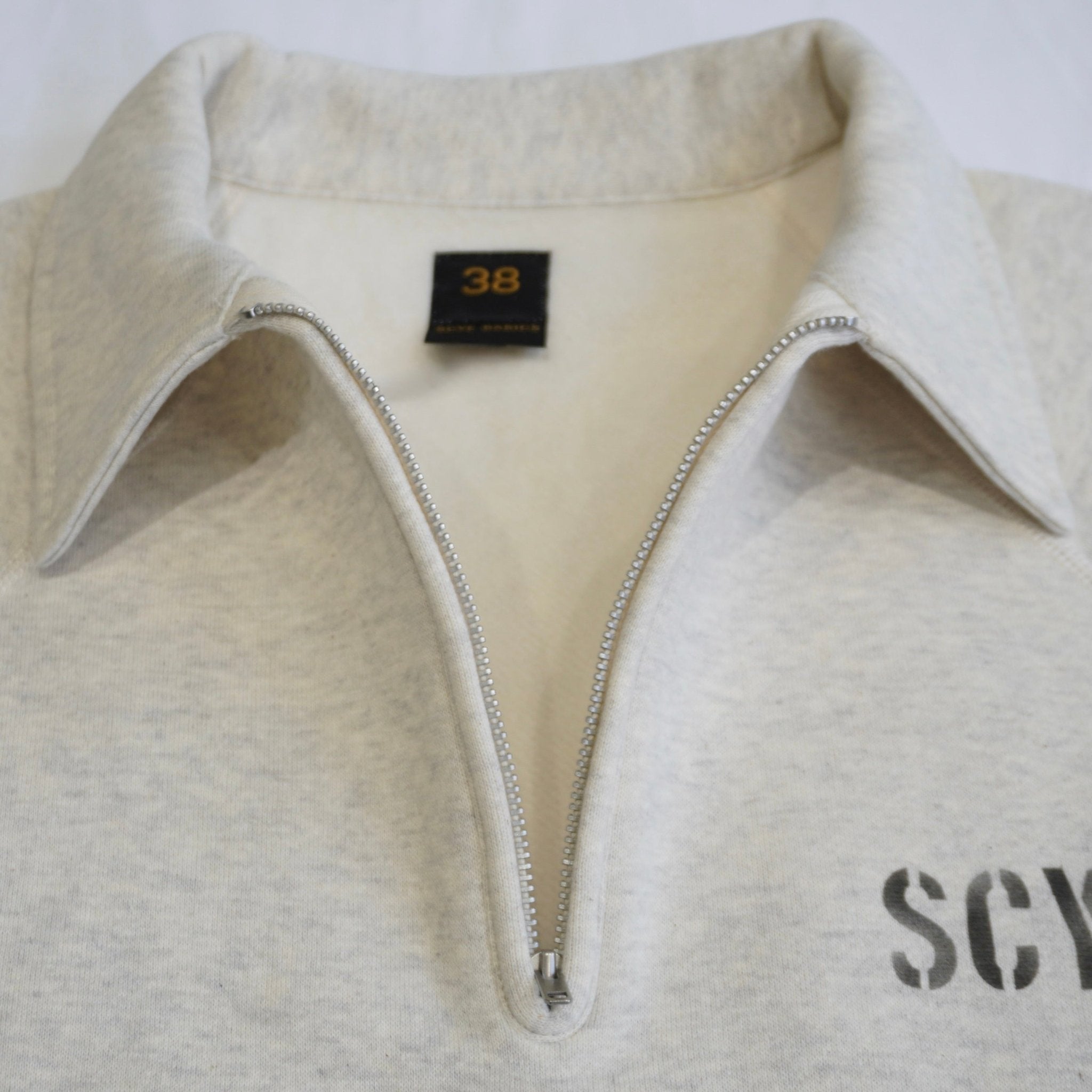 [SCYE BASICS] Fleece back Jersey Half Zip Sweat Shirt - apartir Online Store アパルティール セレクトショップ