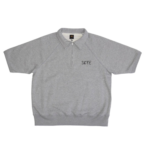 [SCYE BASICS] Fleece back Jersey Half Zip Sweat Shirt - apartir Online Store アパルティール セレクトショップ