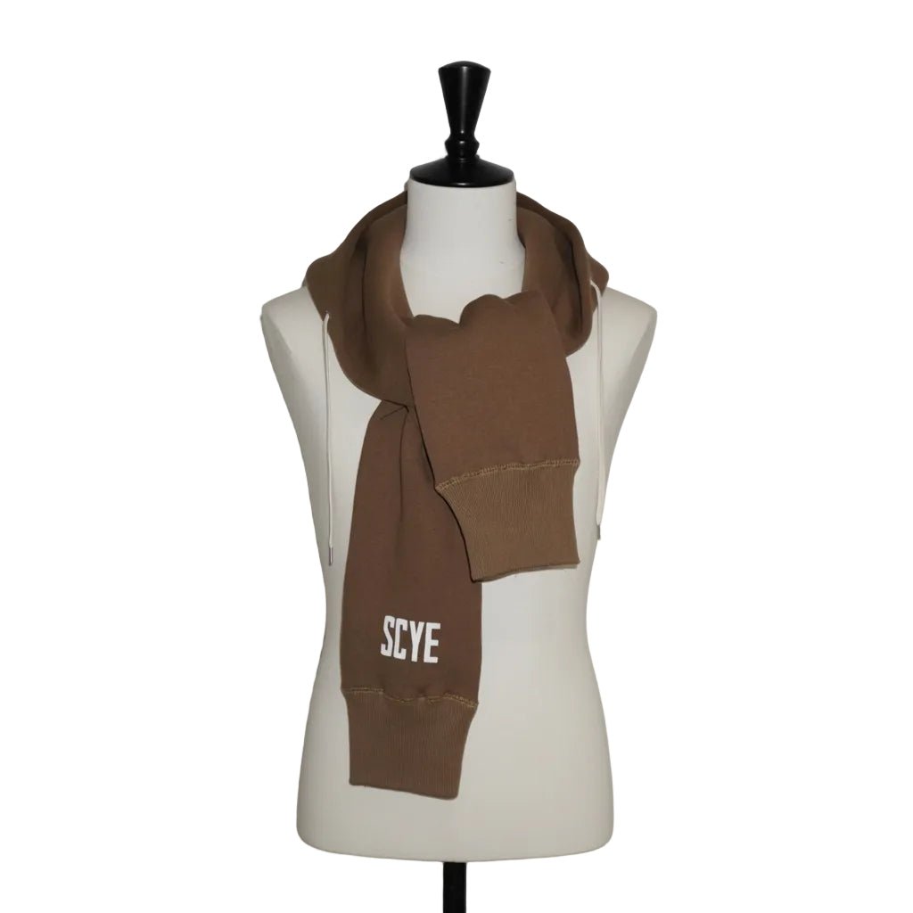 [SCYE BASICS] Fleece Back Jersey Hooded Scarf - apartir Online Store アパルティール セレクトショップ