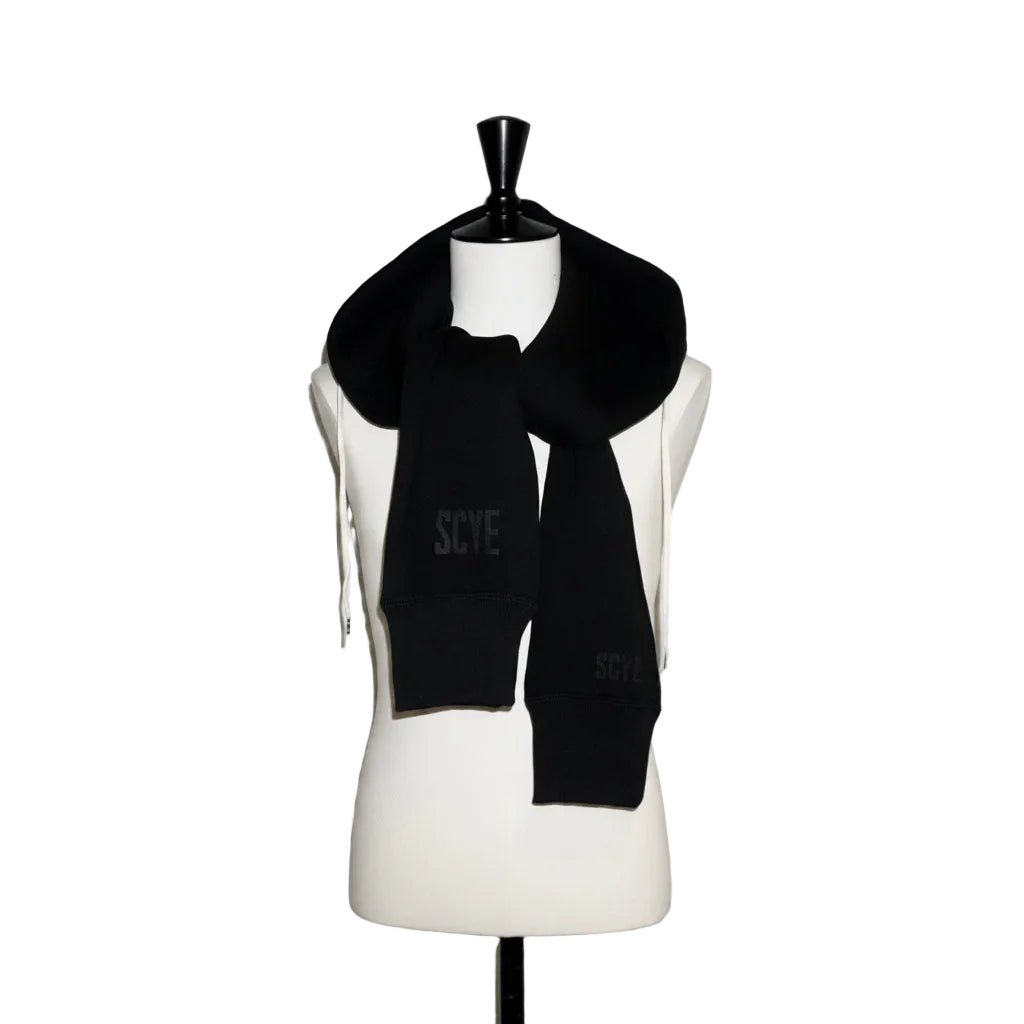 [SCYE BASICS] Fleece Back Jersey Hooded Scarf - apartir Online Store アパルティール セレクトショップ