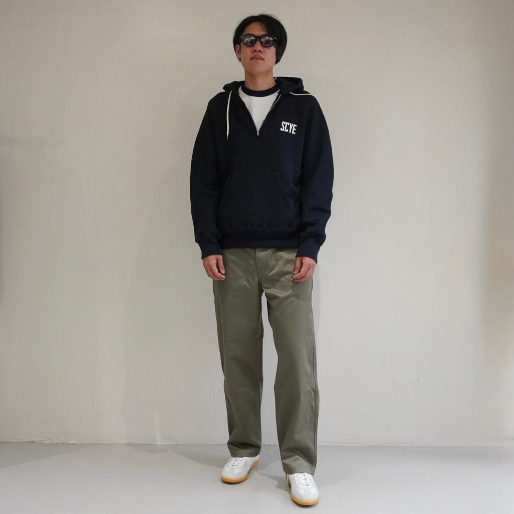 [SCYE BASICS] Fleece Back Jersey Hoodie サイベーシックス 裏起毛ジャージーフーディー - apartir Online Store アパルティール セレクトショップ