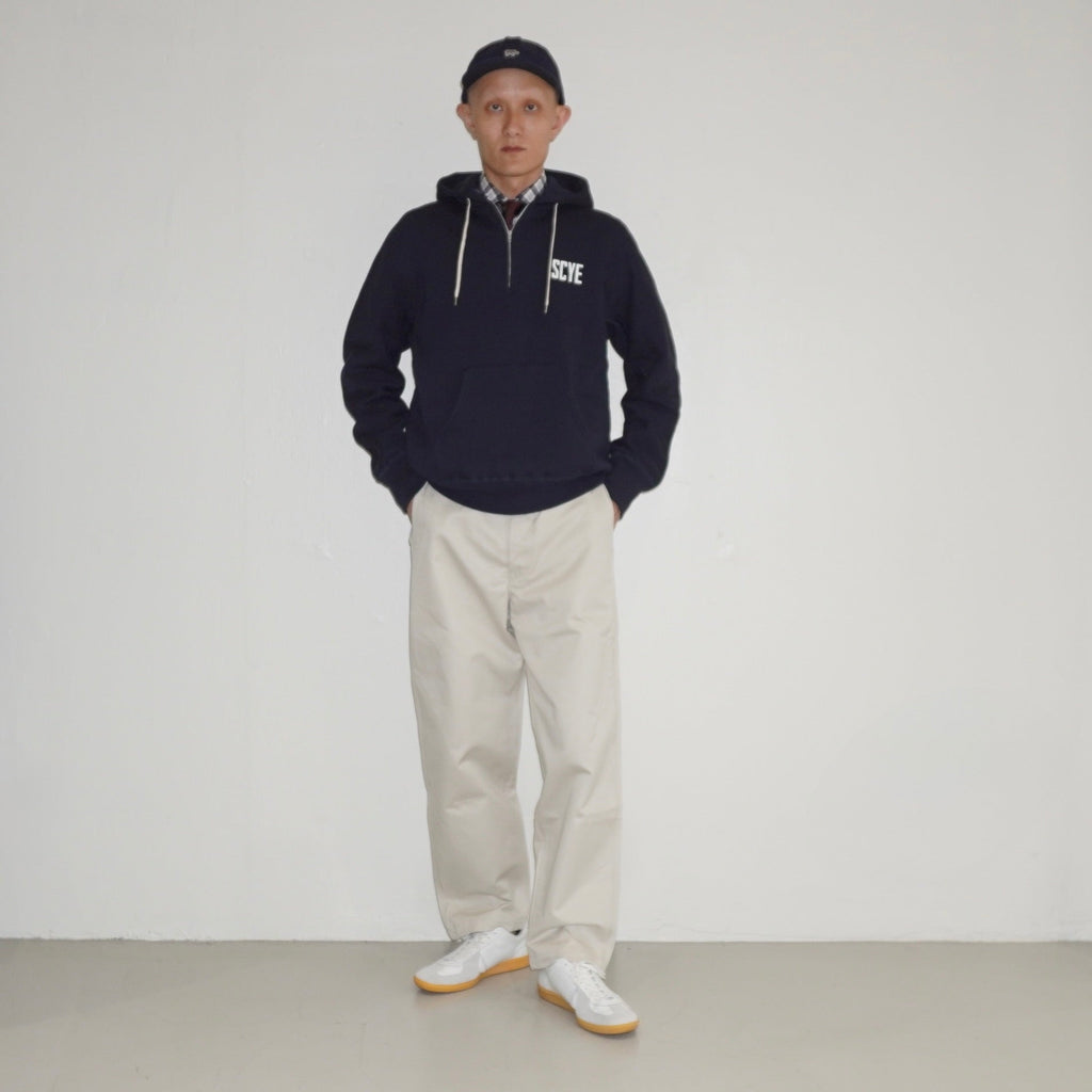 [SCYE BASICS] Fleece Back Jersey Hoodie サイベーシックス 裏起毛ジャージーフーディー - apartir Online Store アパルティール セレクトショップ