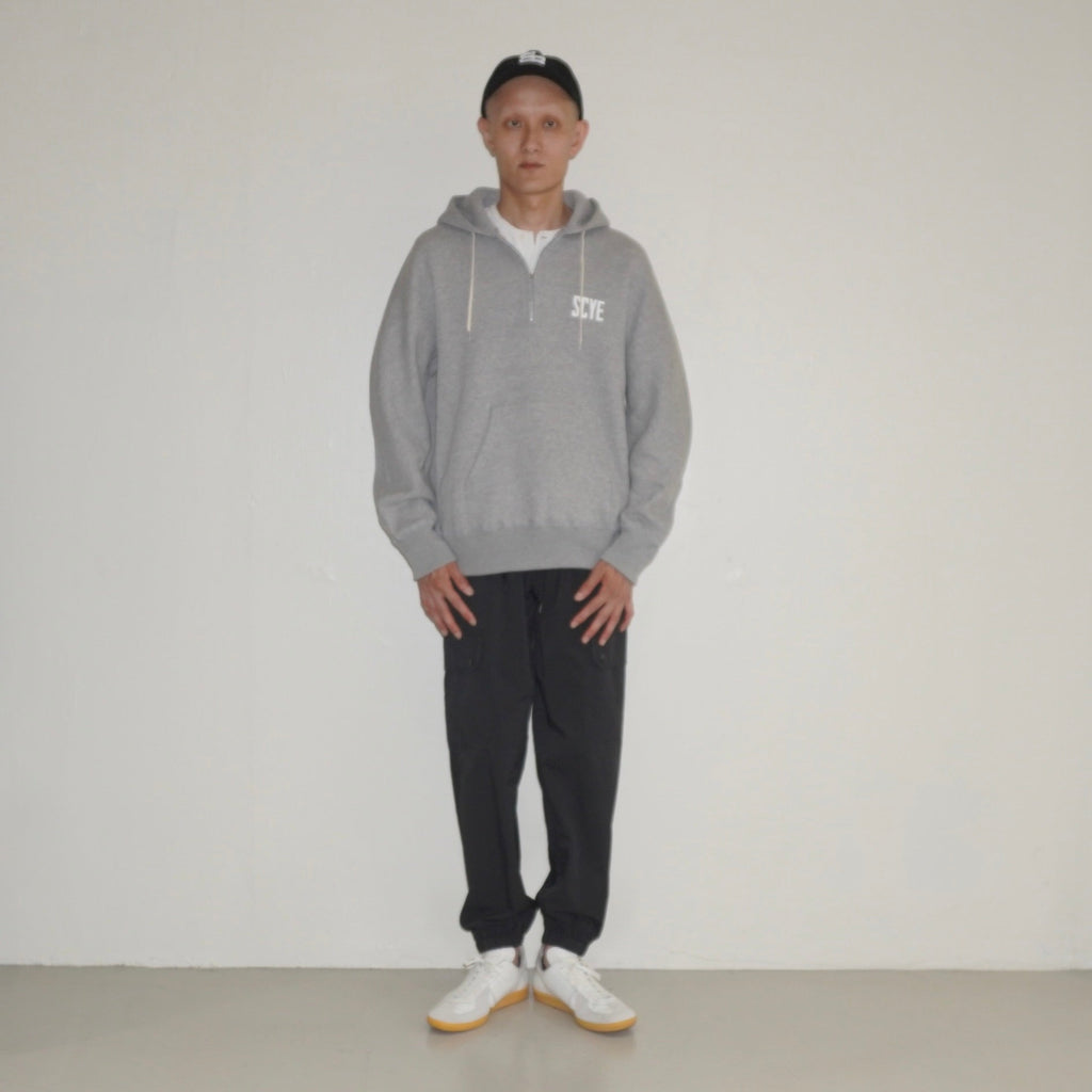 [SCYE BASICS] Fleece Back Jersey Hoodie サイベーシックス 裏起毛ジャージーフーディー - apartir Online Store アパルティール セレクトショップ
