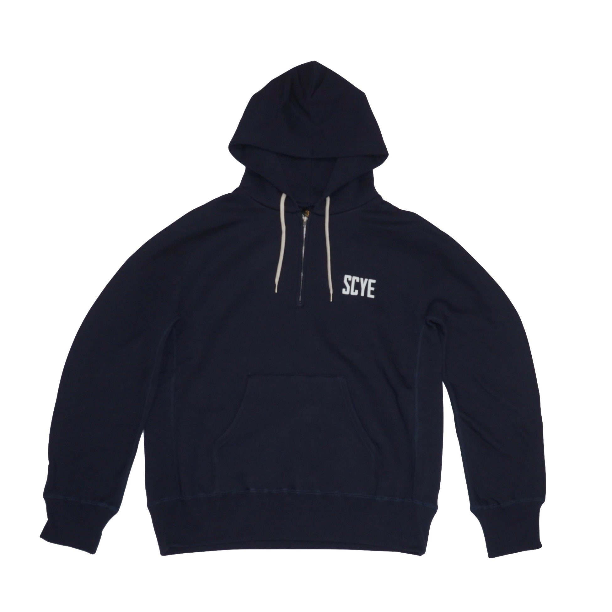 美品 SCYE Fleece Back Jersey Hoodie 40 SCYE BASICS] Fleece Back Jersey Hoodie サイベーシックス 裏起毛