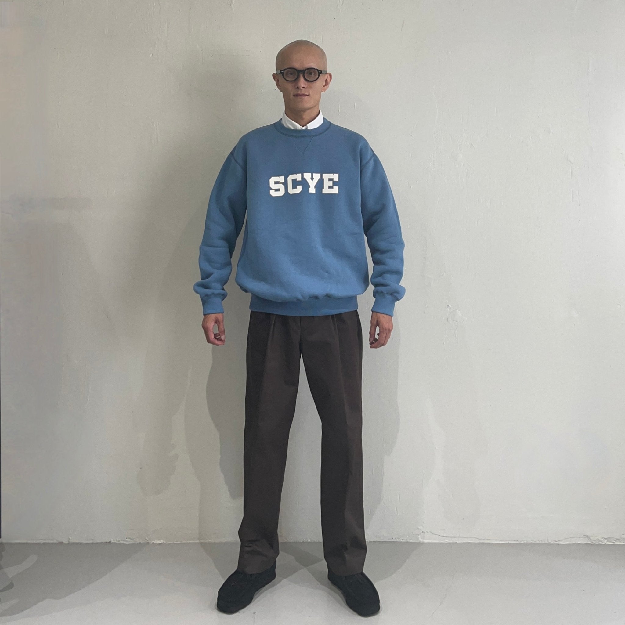 [SCYE BASICS] Fleece Back Jersey Sweat Shirt サイベーシックス フリースバック ジャージー スウェット