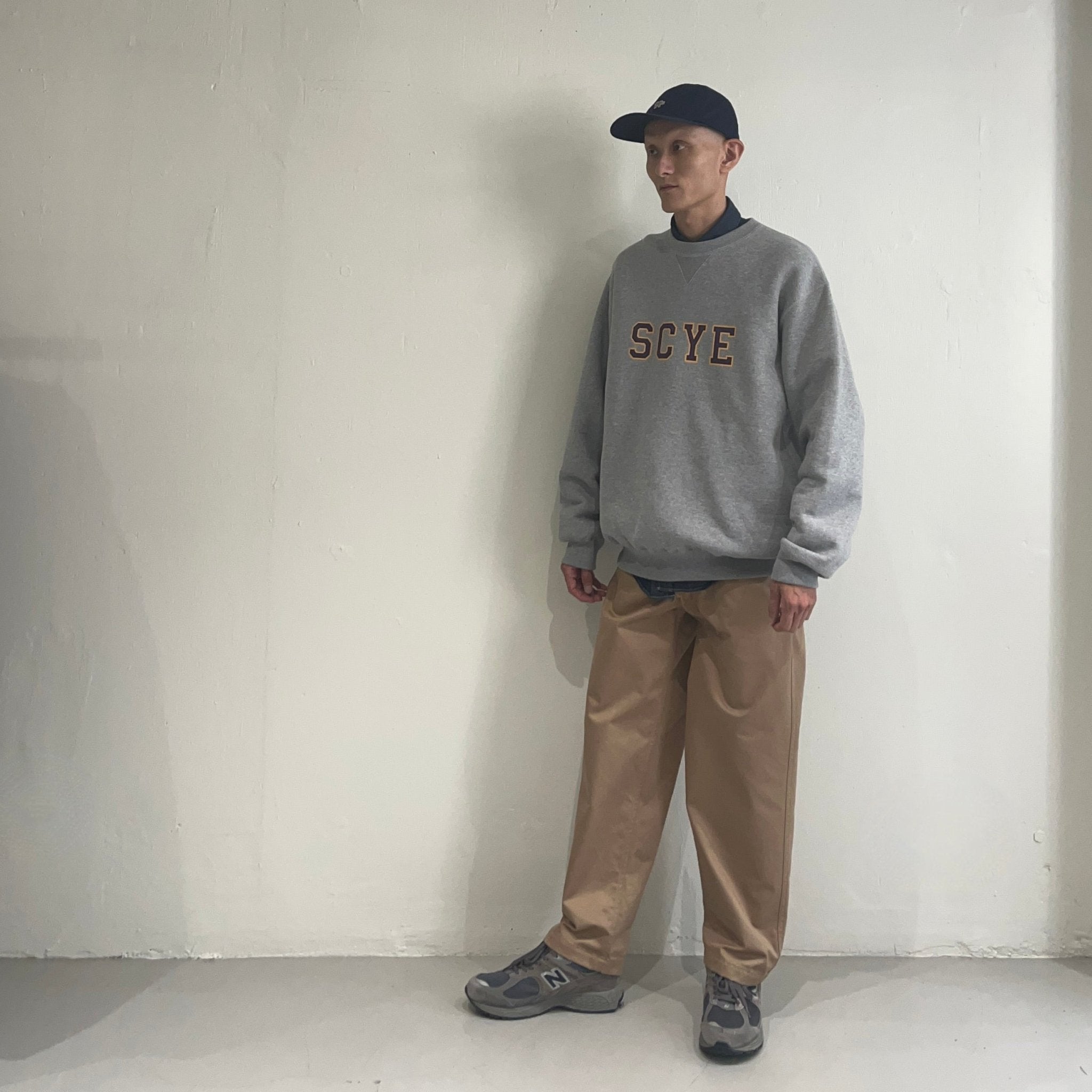 [SCYE BASICS] Fleece Back Jersey Sweat Shirt サイベーシックス フリースバック ジャージー スウェット