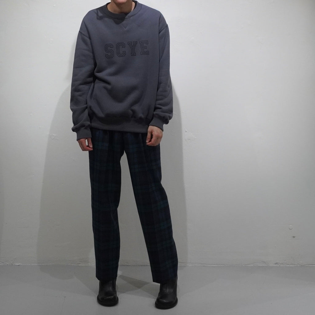[SCYE BASICS] Fleece Back Jersey Sweat Shirt サイベーシックス フリースバック ジャージー スウェット - apartir Online Store アパルティール セレクトショップ