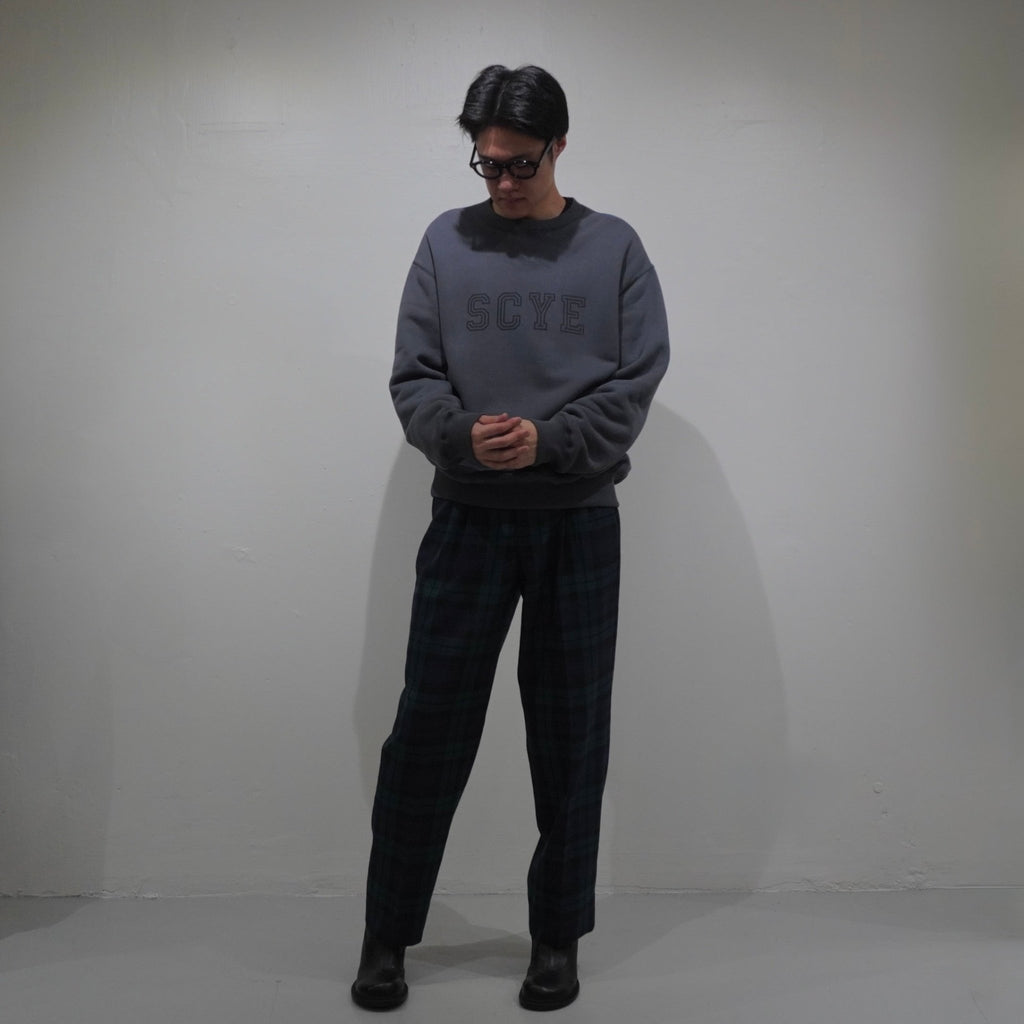 [SCYE BASICS] Fleece Back Jersey Sweat Shirt サイベーシックス フリースバック ジャージー スウェット - apartir Online Store アパルティール セレクトショップ