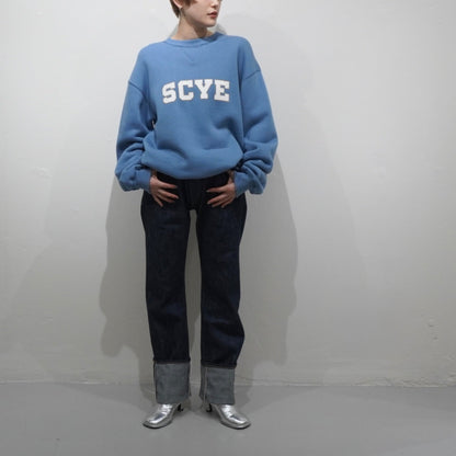 [SCYE BASICS] Fleece Back Jersey Sweat Shirt サイベーシックス フリースバック ジャージー スウェット スウェット - #shop_name #アパルティール# #名古屋# #セレクトショップ#