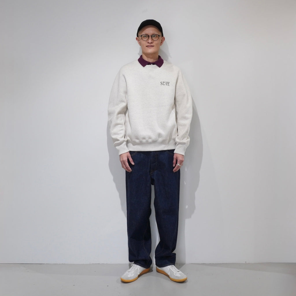 [SCYE BASICS] Fleece back Jersey Sweat Shirt - apartir Online Store アパルティール セレクトショップ