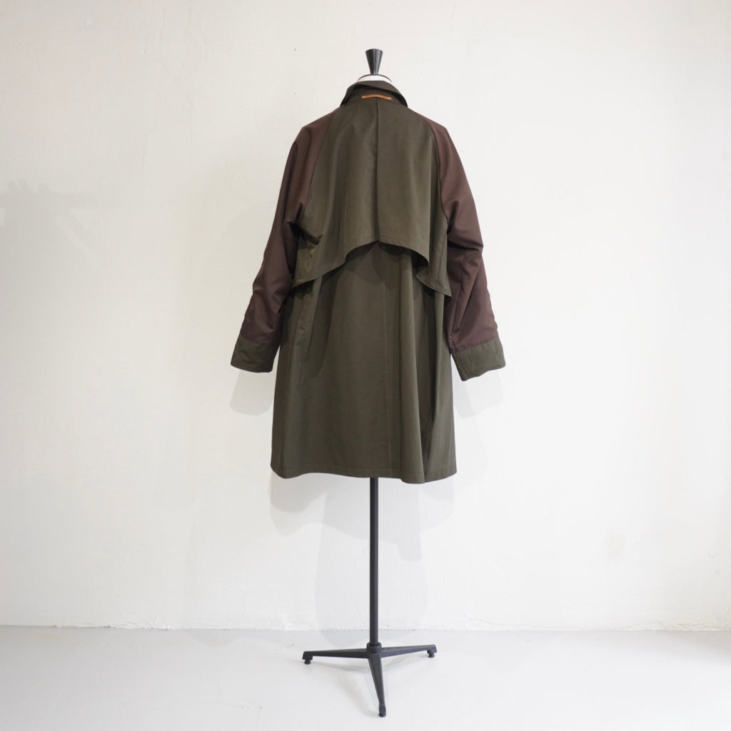 [SCYE BASICS] High Density Mil Cloth Bal Collar Coat - apartir Online Store アパルティール セレクトショップ