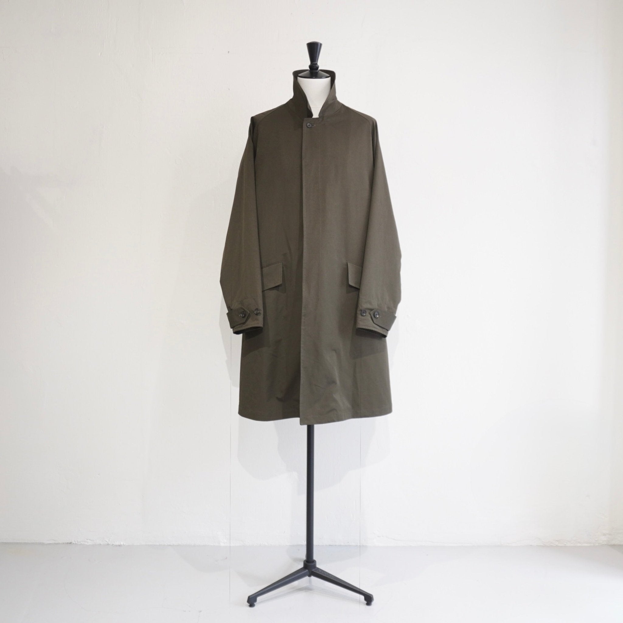 [SCYE BASICS] High Density Mil Cloth Bal Collar Coat - apartir Online Store アパルティール セレクトショップ
