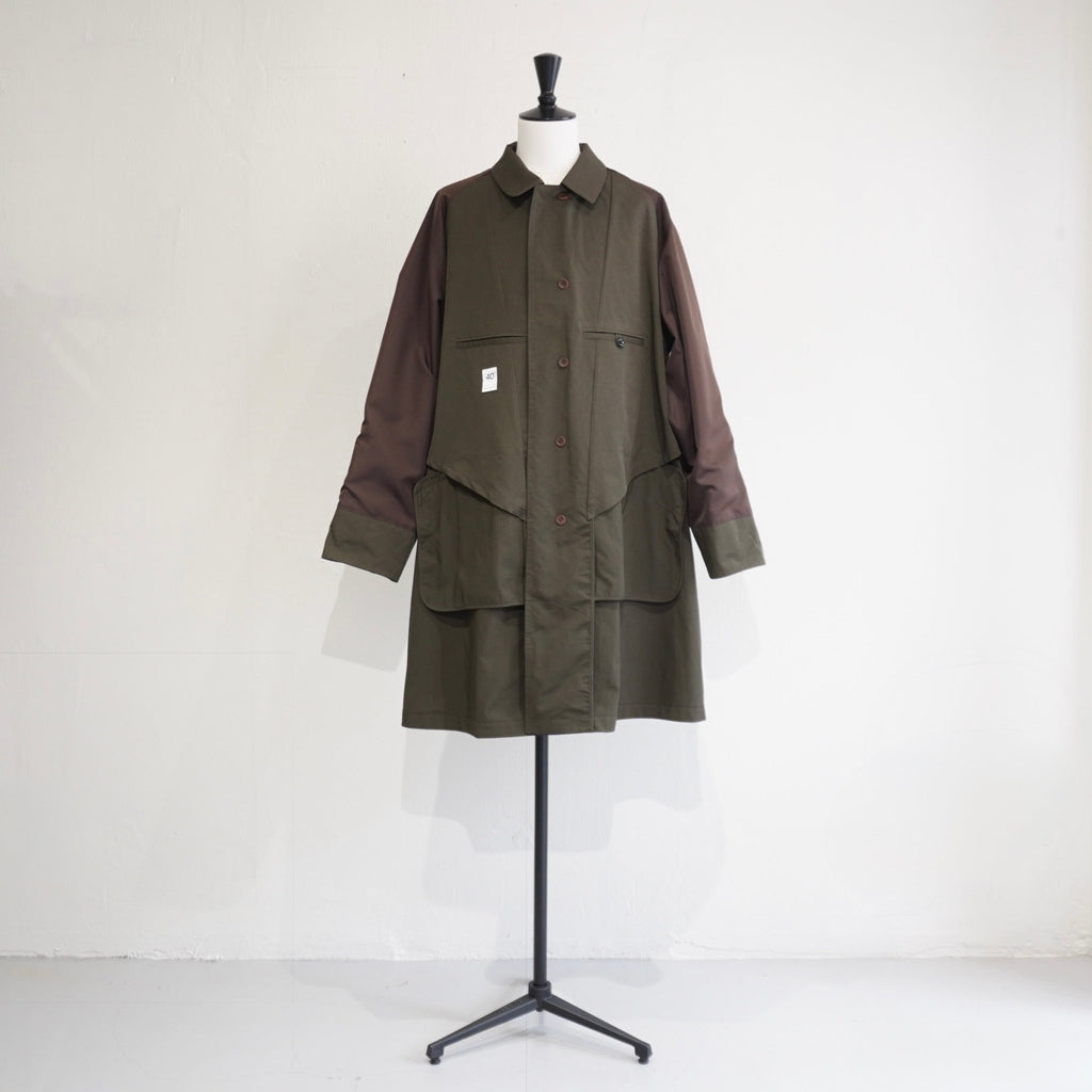 [SCYE BASICS] High Density Mil Cloth Bal Collar Coat - apartir Online Store アパルティール セレクトショップ