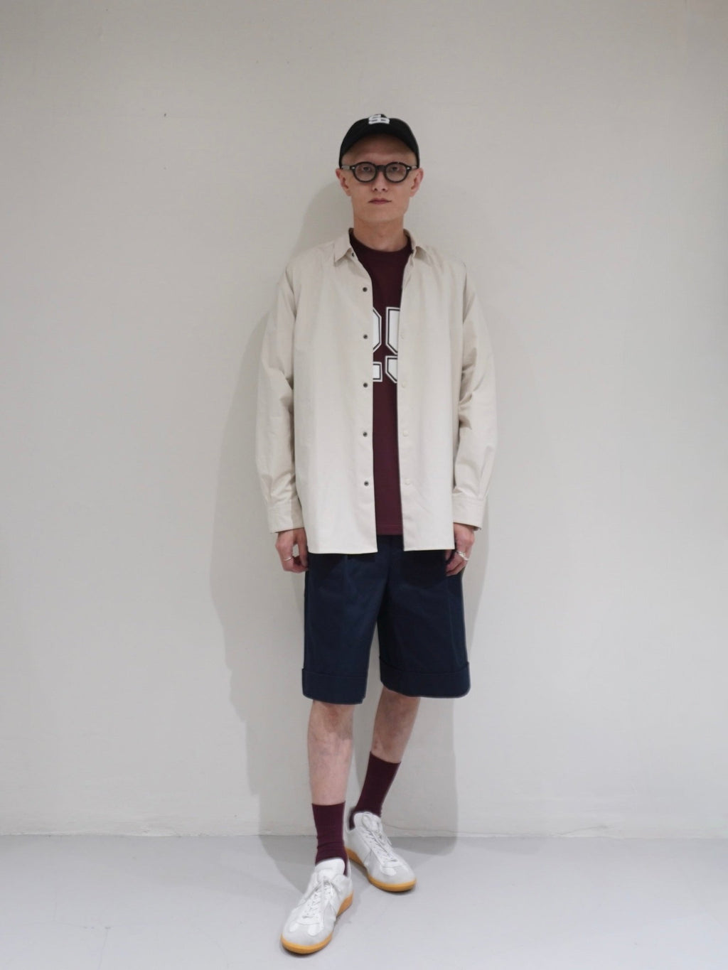 [SCYE BASICS] High Density Mil Cloth Snap Shirt - apartir Online Store アパルティール セレクトショップ