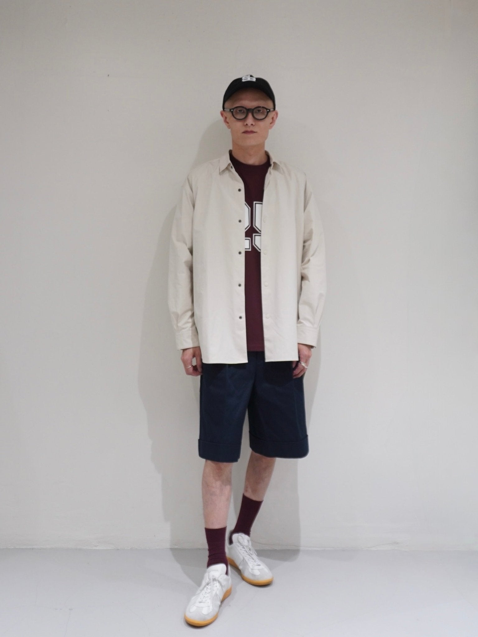 [SCYE BASICS] High Density Mil Cloth Snap Shirt - apartir Online Store アパルティール セレクトショップ
