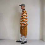 [SCYE BASICS] Multi Striped Cotton L/S Polo Shirt - apartir Online Store アパルティール セレクトショップ