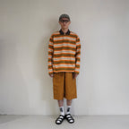 [SCYE BASICS] Multi Striped Cotton L/S Polo Shirt - apartir Online Store アパルティール セレクトショップ