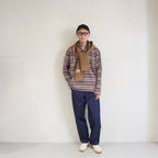 [SCYE BASICS] Multi Striped Cotton L/S Polo Shirt - apartir Online Store アパルティール セレクトショップ