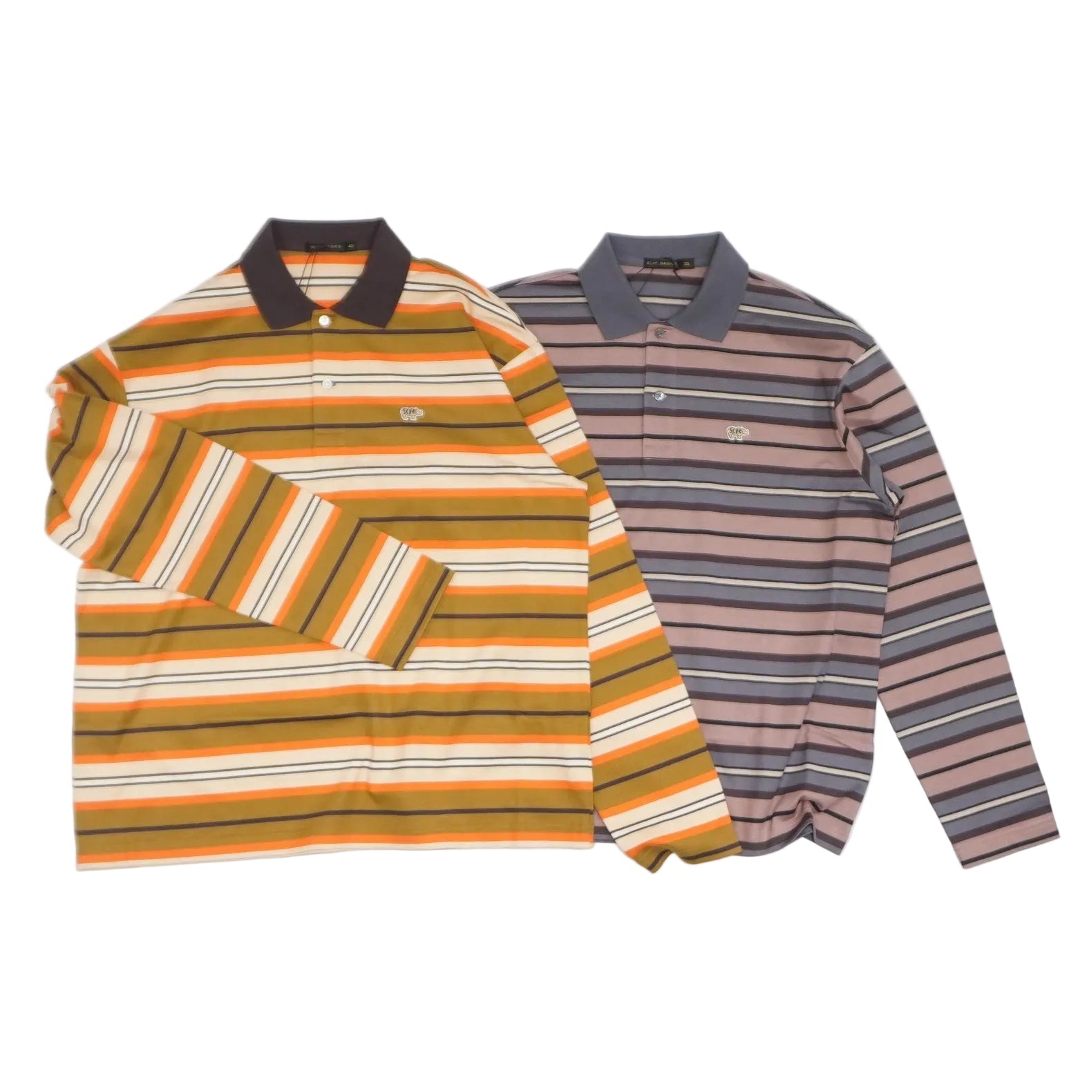 [SCYE BASICS] Multi Striped Cotton L/S Polo Shirt - apartir Online Store アパルティール セレクトショップ