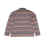 [SCYE BASICS] Multi Striped Cotton L/S Polo Shirt - apartir Online Store アパルティール セレクトショップ