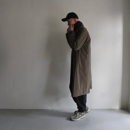 [SCYE BASICS] PE/NY Powdery Twill Balmacaan Coat - apartir Online Store アパルティール セレクトショップ