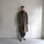 [SCYE BASICS] PE/NY Powdery Twill Balmacaan Coat - apartir Online Store アパルティール セレクトショップ