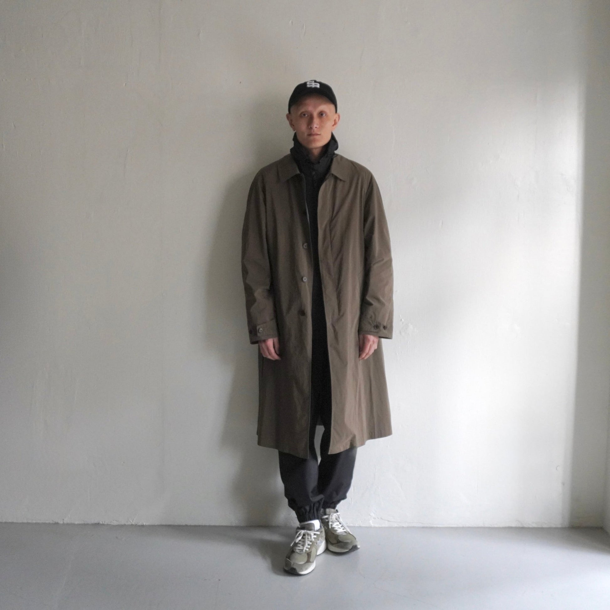 [SCYE BASICS] PE/NY Powdery Twill Balmacaan Coat - apartir Online Store アパルティール セレクトショップ