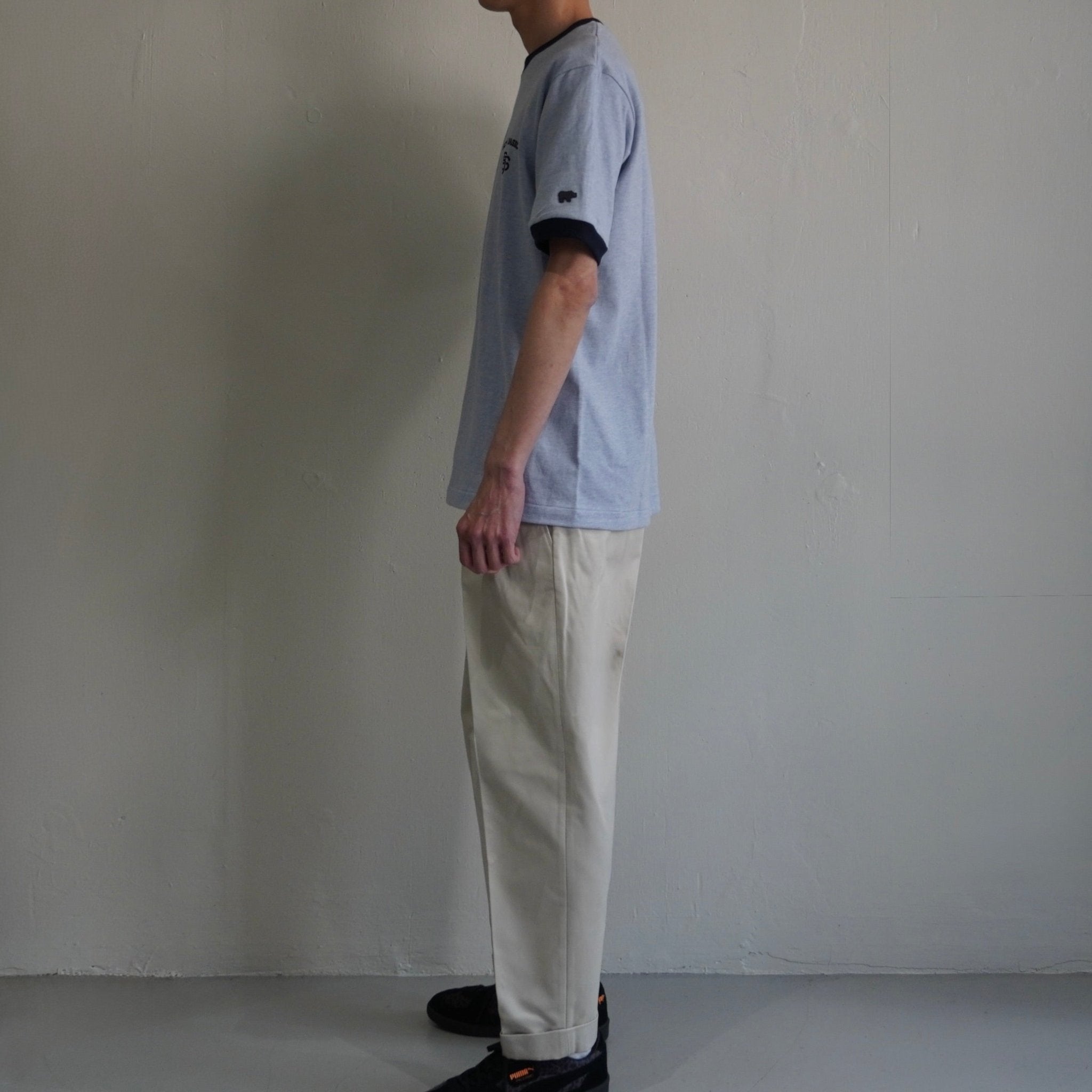 [SCYE BASICS] San Joaquin Cotton Chino Pleated Trousers サイベーシックス サンホアキン コットン チノ トラウザーズ - apartir Online Store アパルティール セレクトショップ