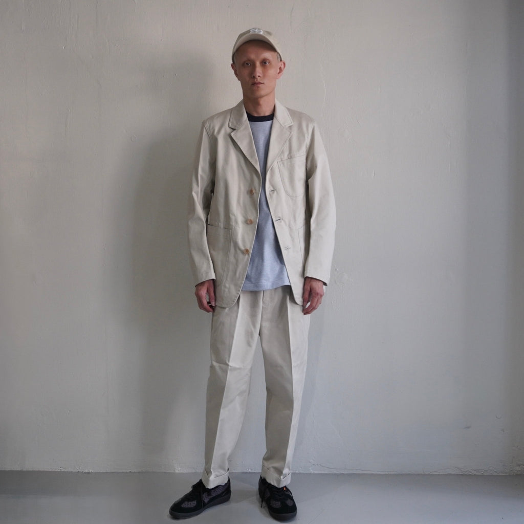 [SCYE BASICS] San Joaquin Cotton Chino Pleated Trousers サイベーシックス サンホアキン コットン チノ トラウザーズ - apartir Online Store アパルティール セレクトショップ