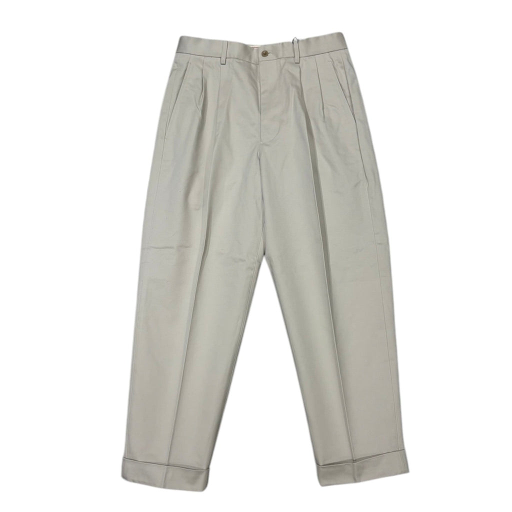 [SCYE BASICS] San Joaquin Cotton Chino Pleated Trousers サイベーシックス サンホアキン コットン チノ トラウザーズ - apartir Online Store アパルティール セレクトショップ