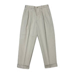 [SCYE BASICS] San Joaquin Cotton Chino Pleated Trousers サイベーシックス サンホアキン コットン チノ トラウザーズ - apartir Online Store アパルティール セレクトショップ