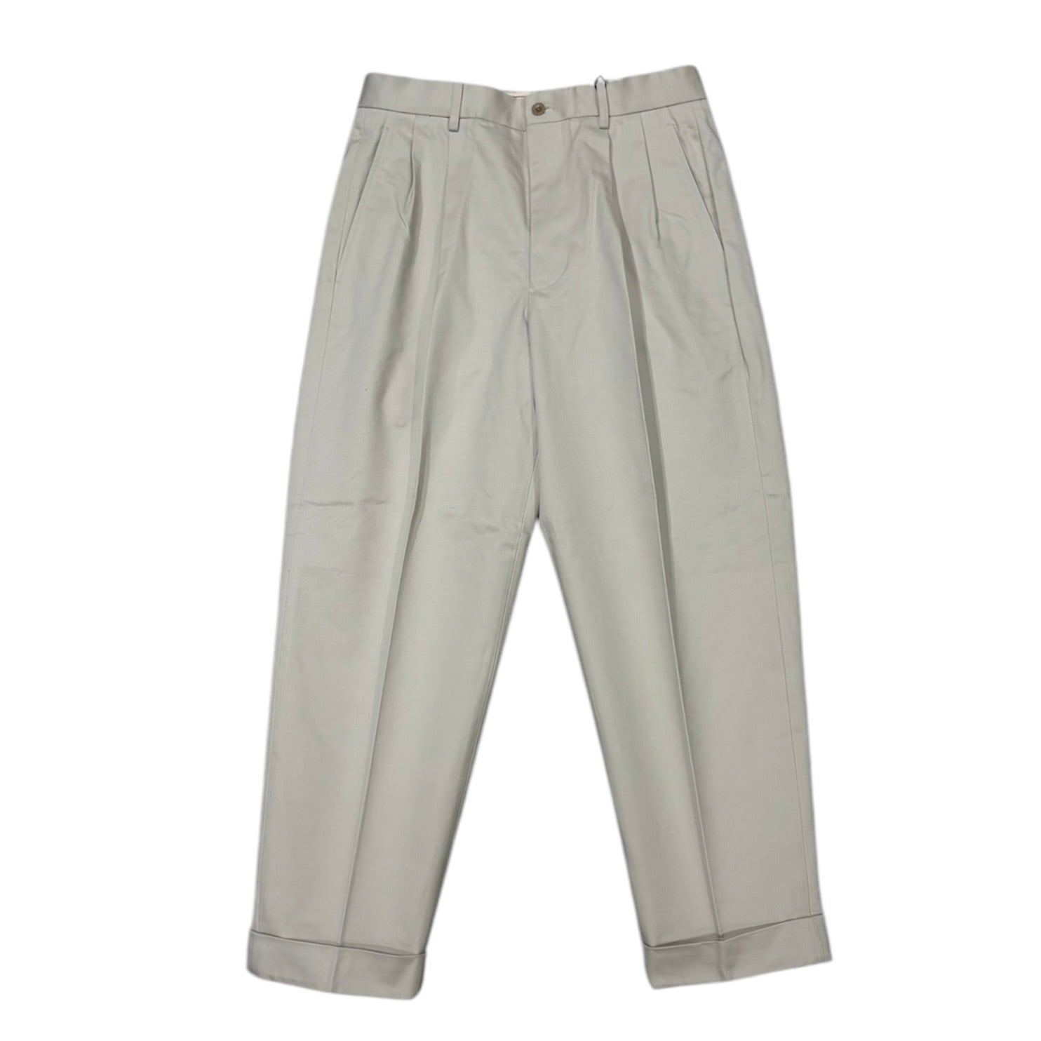 [SCYE BASICS] San Joaquin Cotton Chino Pleated Trousers サイベーシックス サンホアキン コットン チノ トラウザーズ - apartir Online Store アパルティール セレクトショップ
